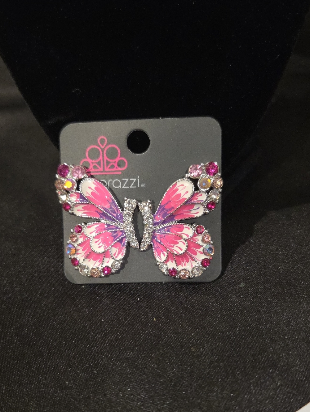 PAPARAZZI BUTTERFLY CLIP EARRINGS